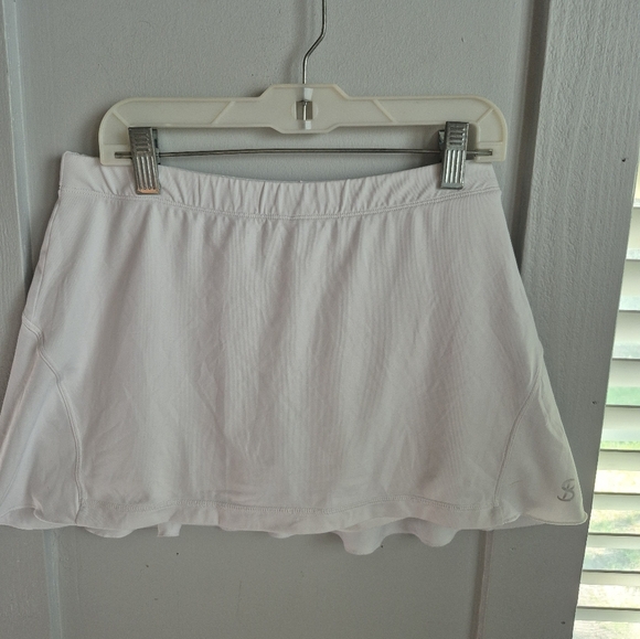 White Athletic Skirt - Picture 1 of 5
